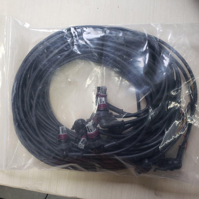 SALE! (10 pack) 15ft Pre-Wired Cables with 90* Rubber Boot PN: 356604