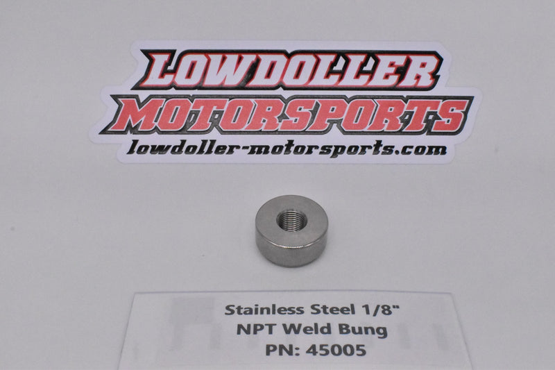 Stainless steel 1/8" NPT Weld Bung PN:45005