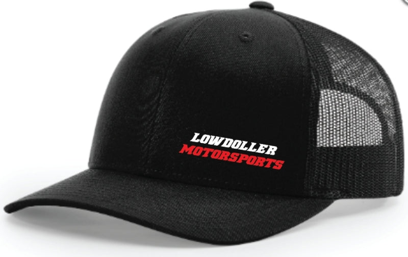 Black Lowdoller Motorsports Snapback Hat