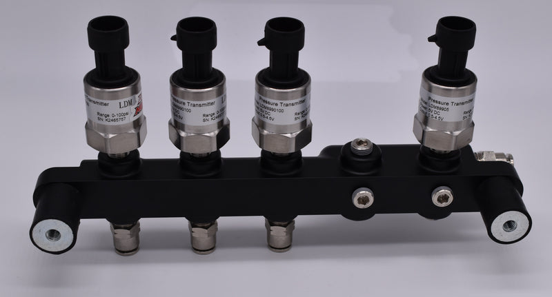 PN: 50007 LIGHTWEIGHT **Left Handed** 5 Port Remote Sensor Mount