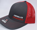 Charcoal / Red Lowdoller Motorsports Snapback Hat