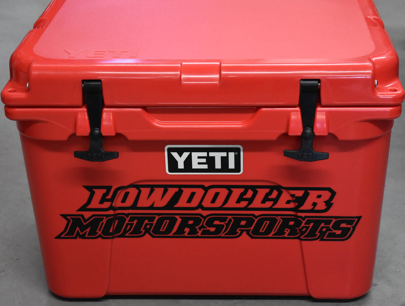 BLK Lowdoller Motorsports Sticker 17.5" x 3.5"