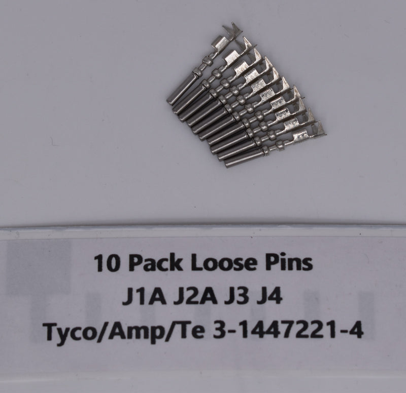 10 Pack Loose Pins J1A J2A J3 J4 TYCO / AMP / TE 3-1447221-4