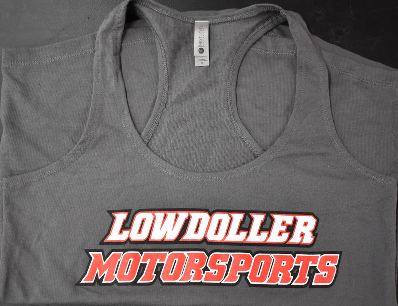 Lowdoller Motorsports Women's Tank Top- Grey