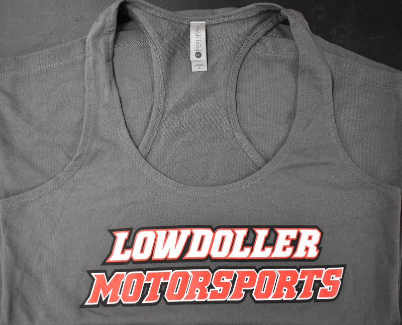 Lowdoller Motorsports Women's Tank Top- Grey