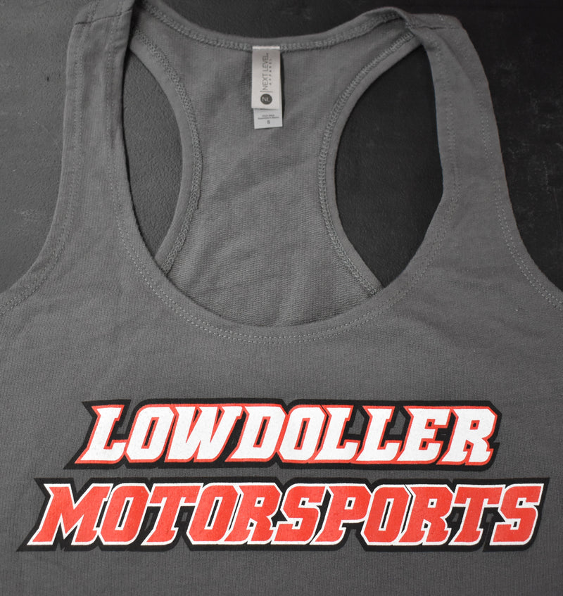 Lowdoller Motorsports Women's Tank Top- Grey