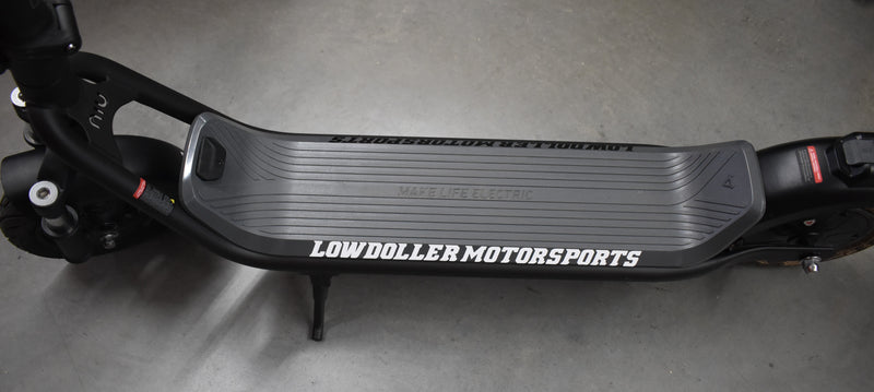 3/4" x 15" White LDM Sticker