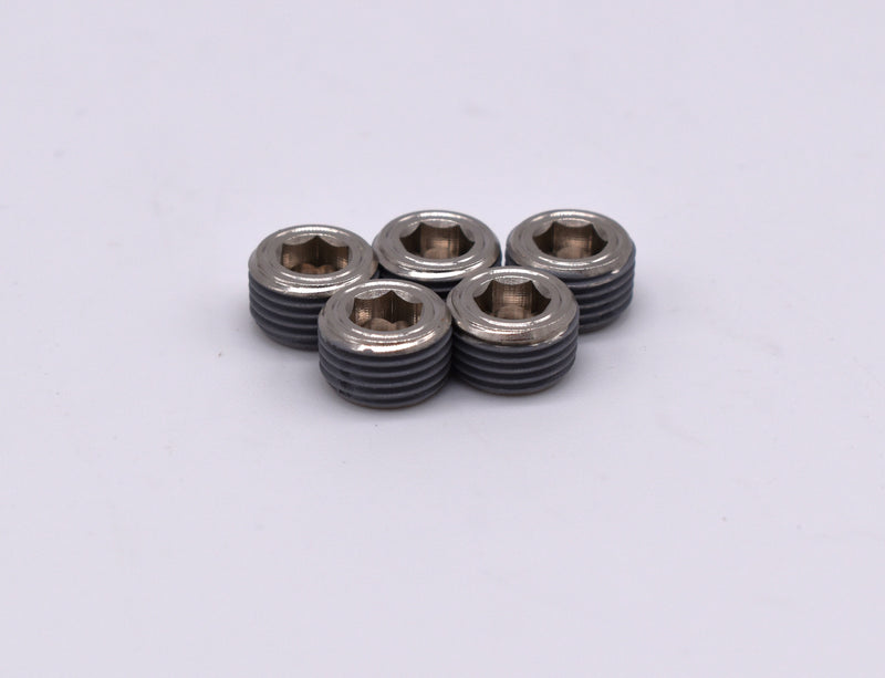 PCP -1/8" NPT Hex Plug (Pack of 5) PN:251009