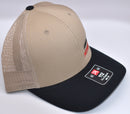 Khaki / Black Lowdoller Motorsports Snapback Hat