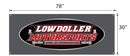 Lowdoller Motorsports Shop Banner (Oval Logo)