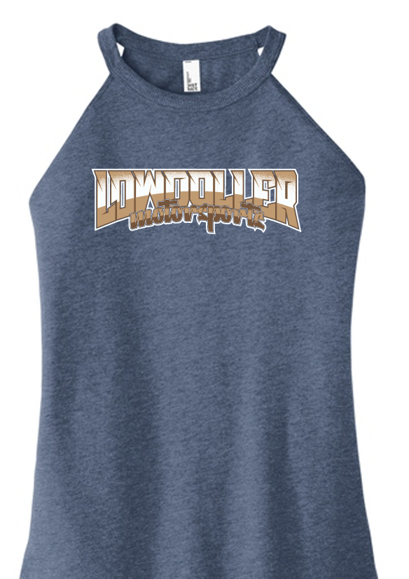 Lowdoller Motorsports Women's Tank Top- Navy Frost