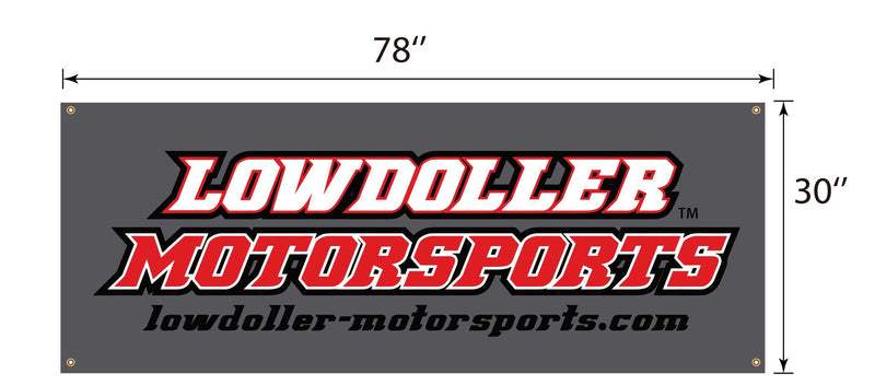 Lowdoller Motorsports Shop Banner (Original Logo)