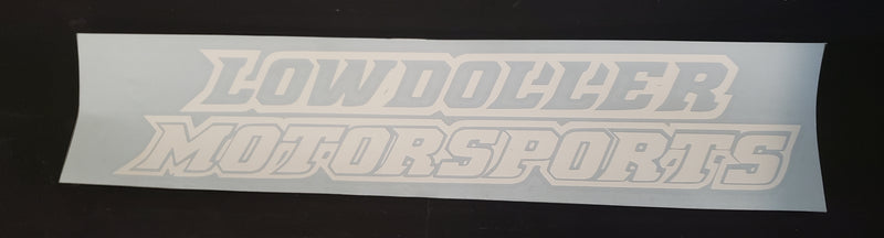 17.5" x 3.5" Lowdoller Motorsports Sticker