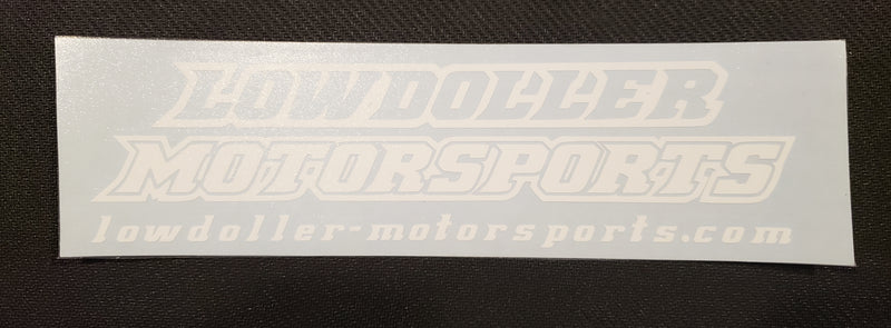 7" X 2" Lowdoller Motorsports Sticker