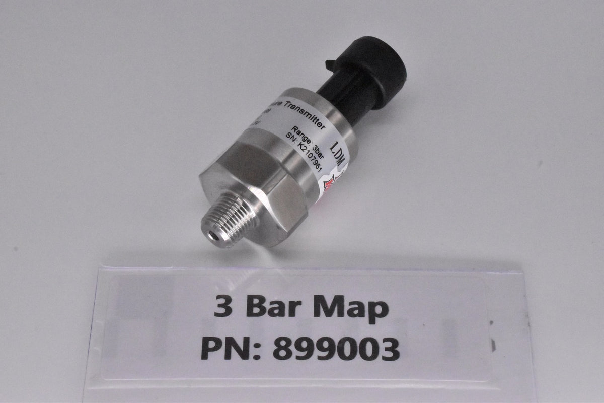 3 Bar MAP Sensor (-1 to +2 Bar Map Sensor) PN: 899003