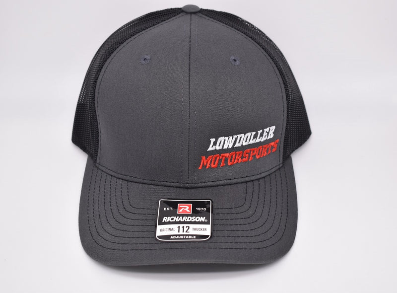 Charcoal Gray / Black Lowdoller Motorsports Snapback Hat