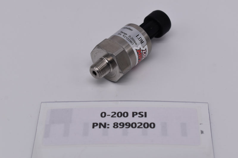 PN: 8990200-0-200 PSI Pressure Sensor