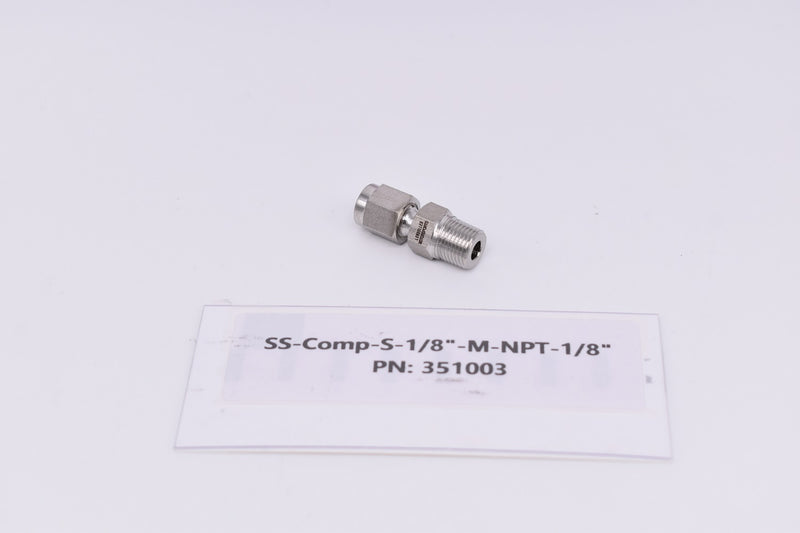 SS-Comp-S-1/8"-M-NPT-1/8" PN: 351003