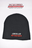 Black Lowdoller Motorsports Beanie V2
