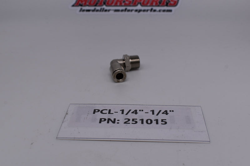 PCL-1/4"-1/4" Push Lock Fitting PN: 251015