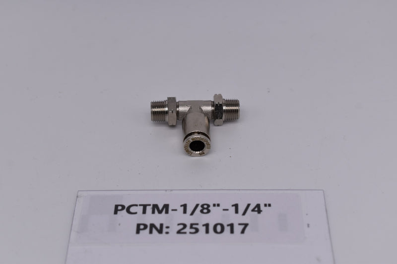 PCTM-1/8"-1/4" T Push Lock Union PN: 251017