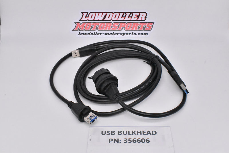 USB Bulkhead Connector and Cable for ECU PN: 356606
