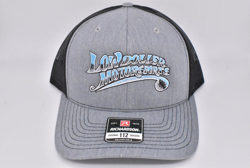 Vintage Heather Grey/Black Lowdoller Motorsports Snapback Hat