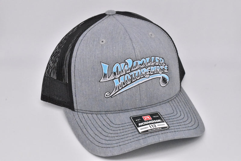Vintage Heather Grey/Black Lowdoller Motorsports Snapback Hat