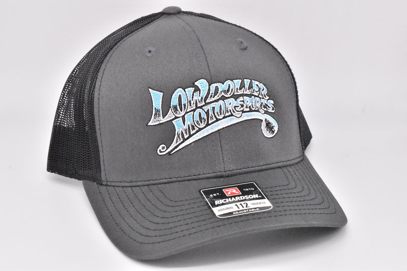 Vintage Charcoal/Black Lowdoller Motorsports Snapback Hat