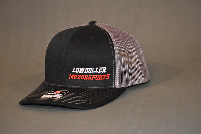 Black / Charcoal Lowdoller Motorsports Snapback Hat