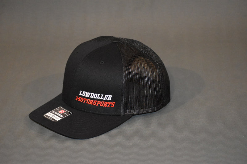 Black Lowdoller Motorsports Snapback Hat