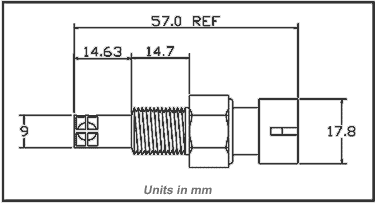 Intake Air Temp Sensor PN: 25036751