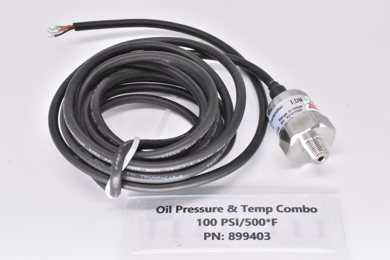 Oil Pressure & Temperature Combo 100 PSI / 500*F PN: 899403