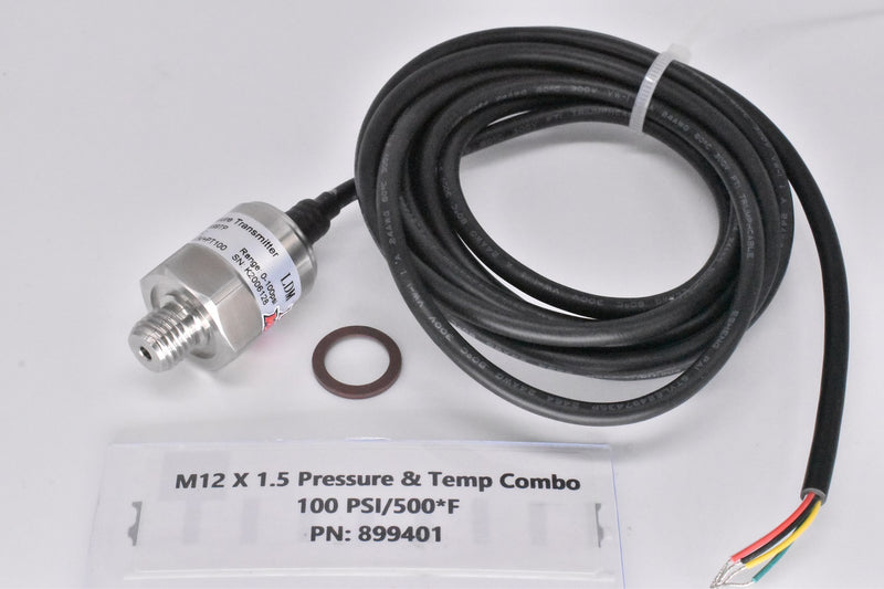 M12 X 1.5 Coolant Pressure & Temperature Combo 100 PSI / 500*F PN: 899401