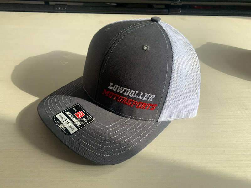 Charcoal Gray / White Lowdoller Motorsports Snapback Hat