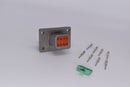 Deutsch DT 8 Pin Flanged Receptacle DT04-8P-L012    PN: 35568