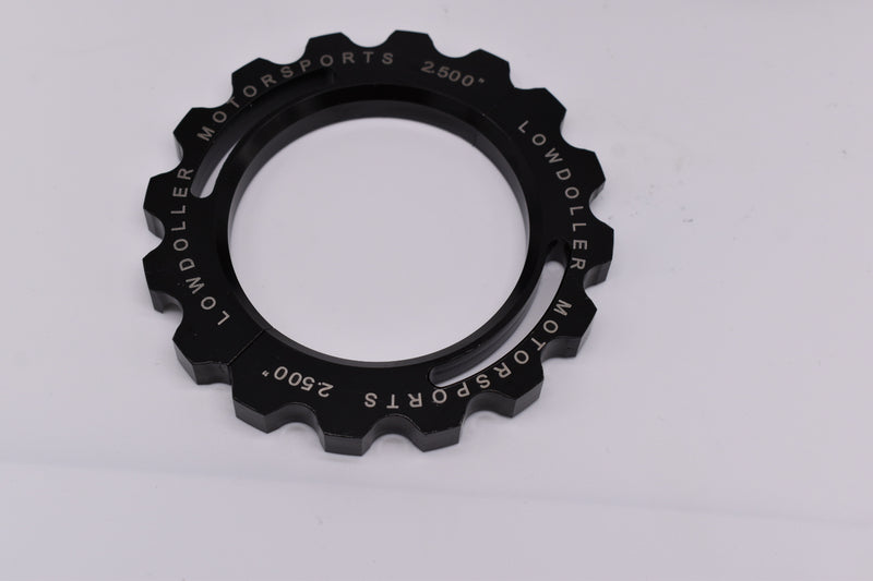 2.500” 16 Tooth Driveshaft Reluctor Ring RPM Collar LDM-DSS-2.500